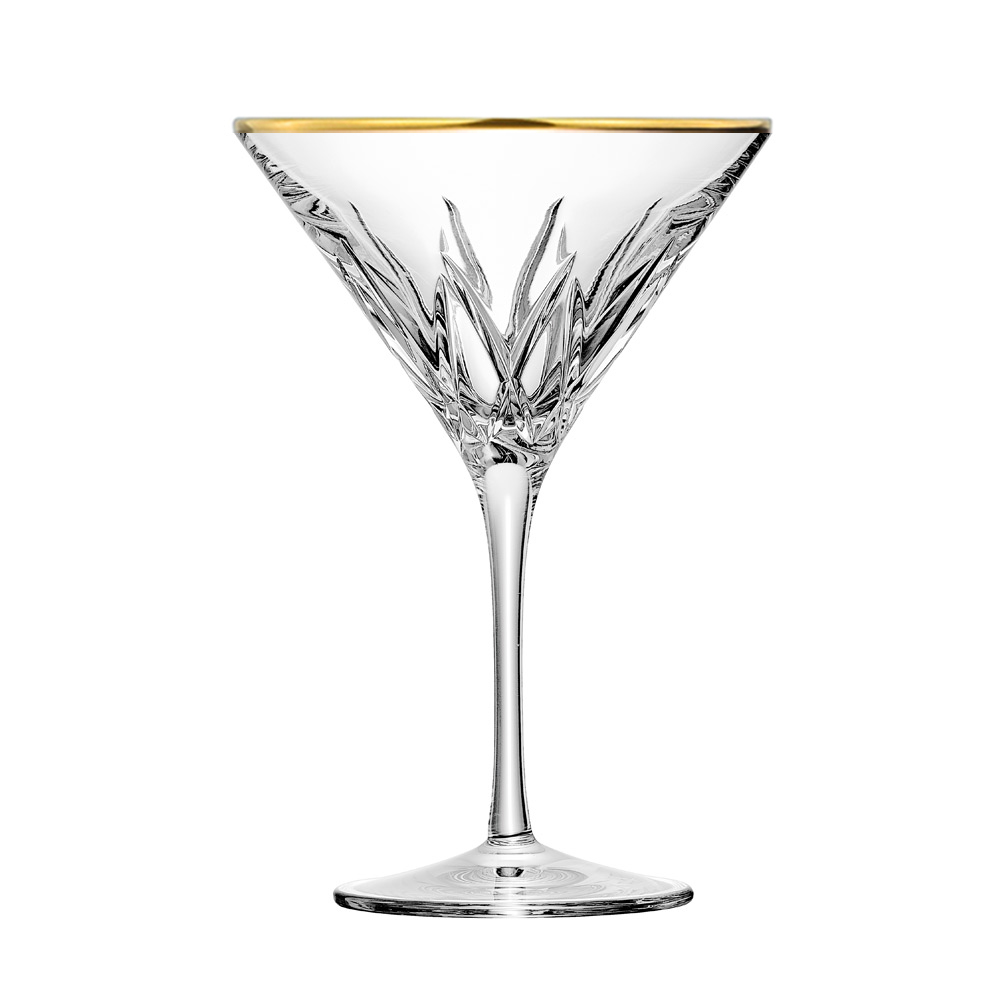 Cocktailglas Kristall London Gold klar (17,5 cm)