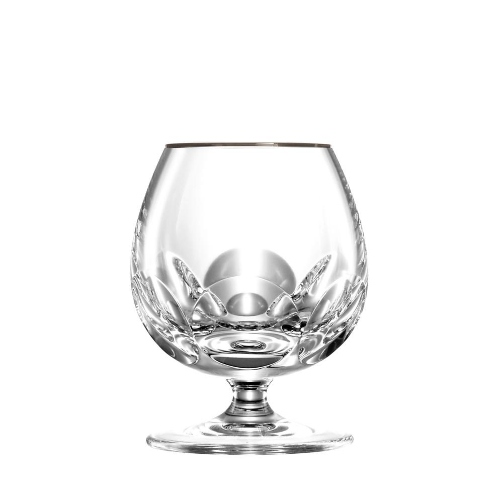 Cognacglas Kristall Palais Platin klar (10,6 cm)