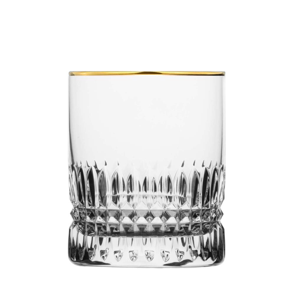 Whiskyglas Kristall Empire Gold klar (10 cm)