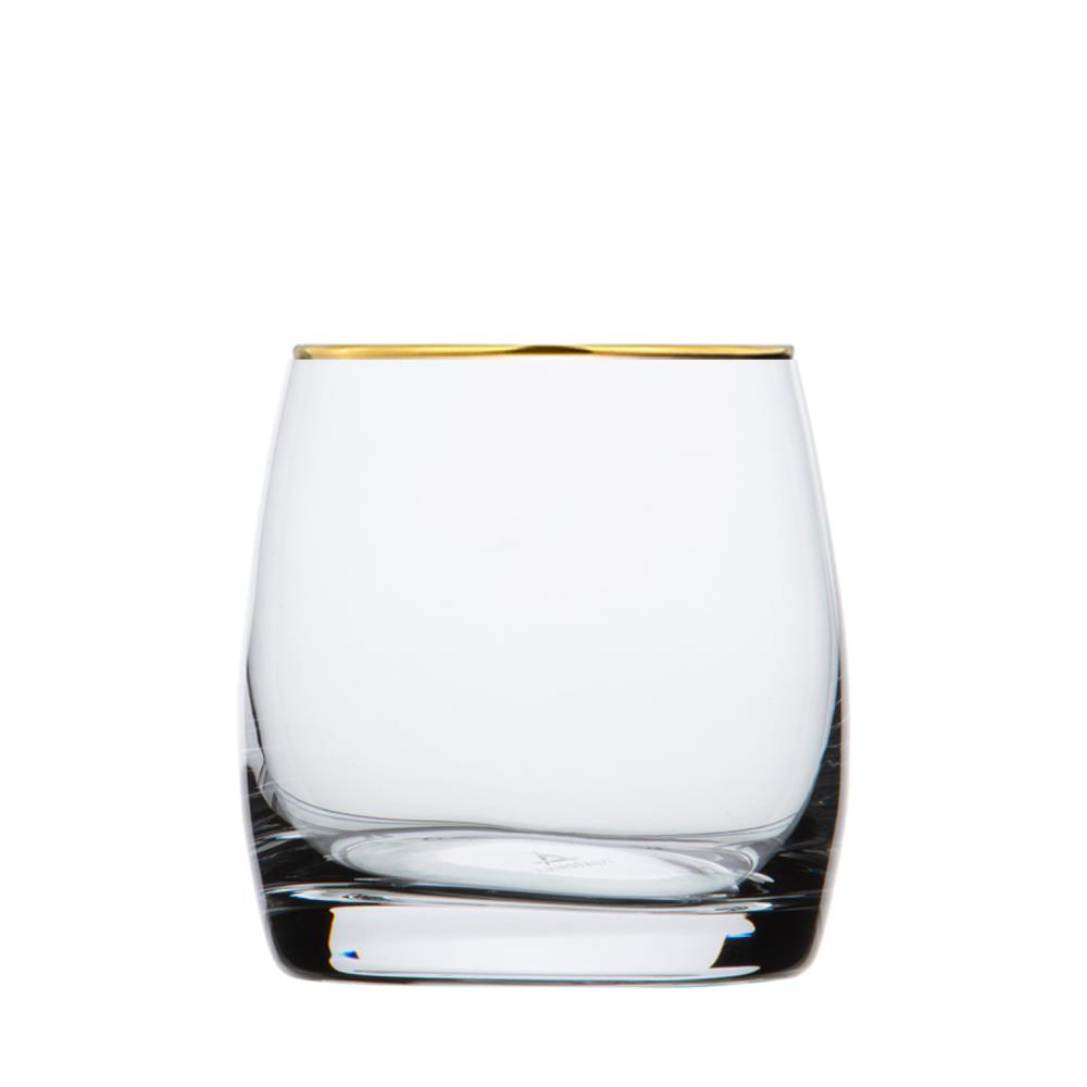 Whiskyglas Kristall Pure Gold klar (8,7 cm)