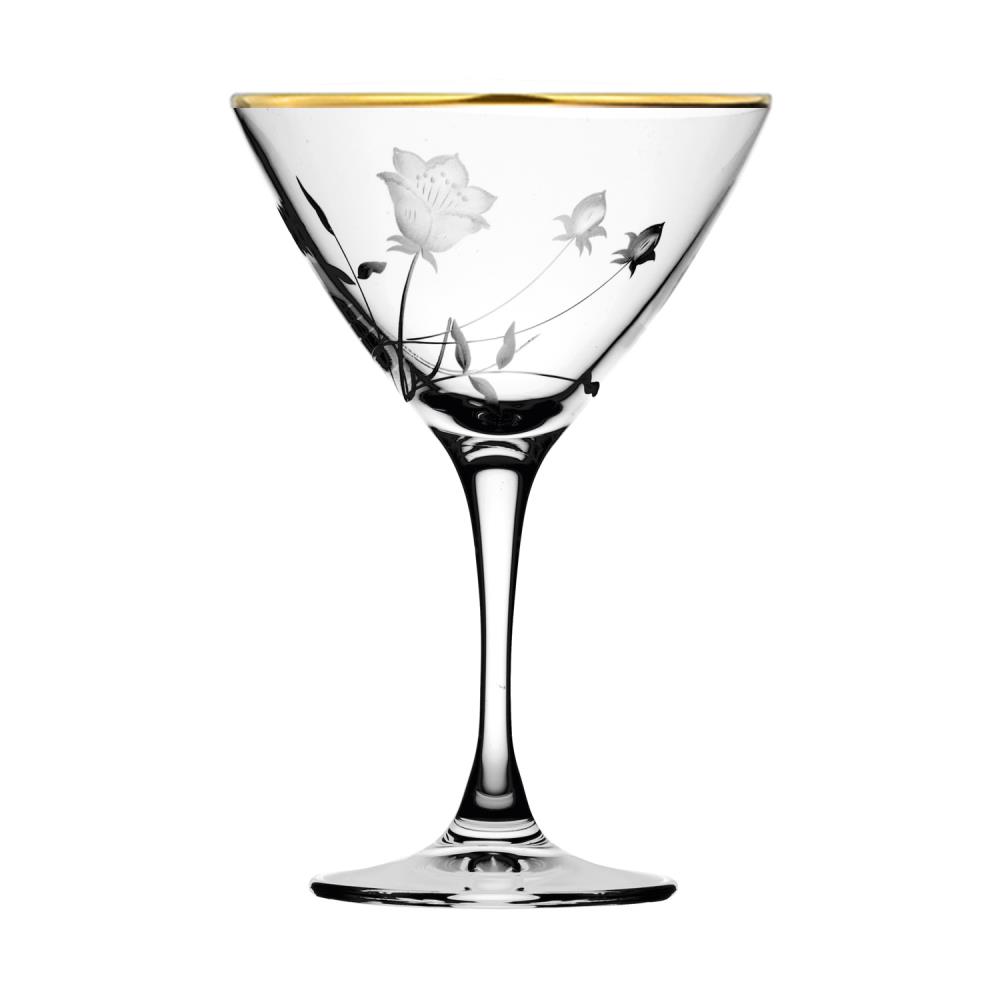 Cocktailglas Kristall Liane Gold klar (17,4 cm)