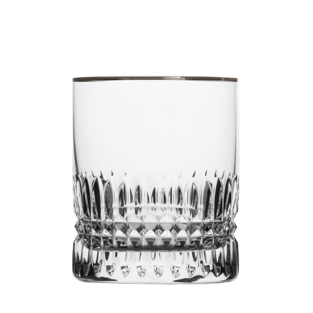 Whiskyglas Kristall Empire Platin klar (10 cm)