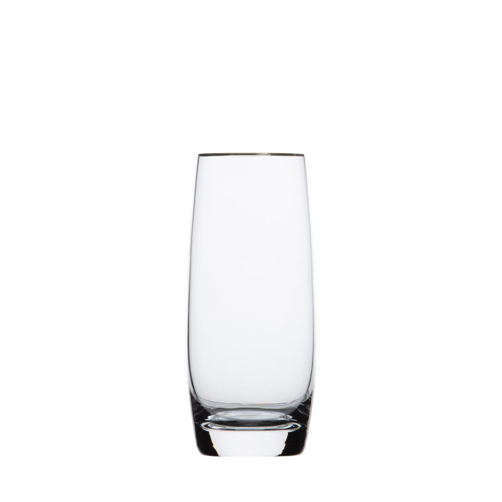 Longdrinkglas Kristallglas Pure Platin klar (16,0 cm)