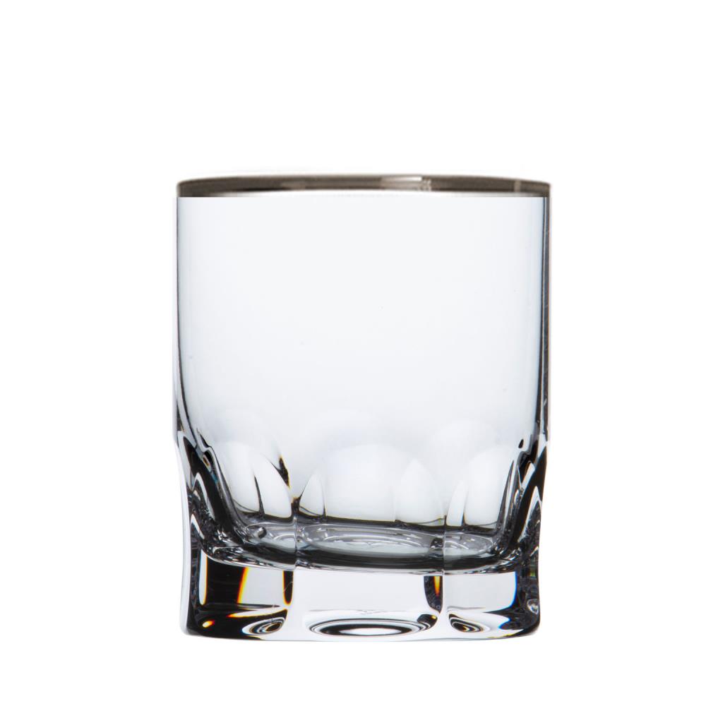 Whiskyglas Kristall Palais Platin klar (10 cm)