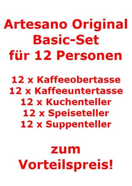 Villeroy & Boch Artesano Original Basic-Set für 12 Personen / 60 Teile