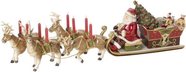 Villeroy & Boch Christmas Toys Memory Santa´s Schlittenfahrt 22x70x16cm