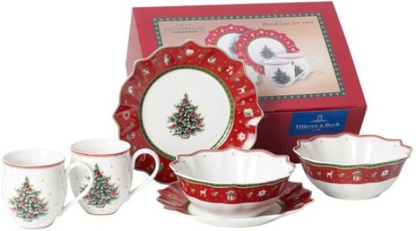 Villeroy & Boch Toy’s Delight Breakfast for 2 rot Set 6tlg.