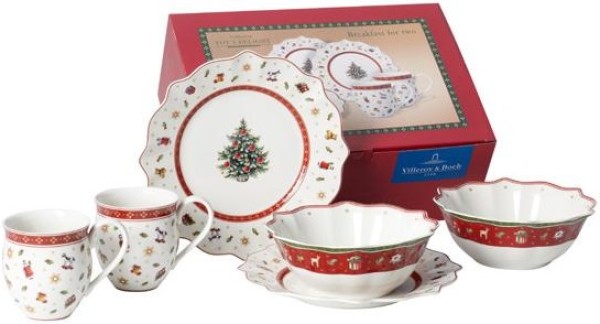 Villeroy & Boch Toy’s Delight Breakfast for 2 weiß Set 6tlg.