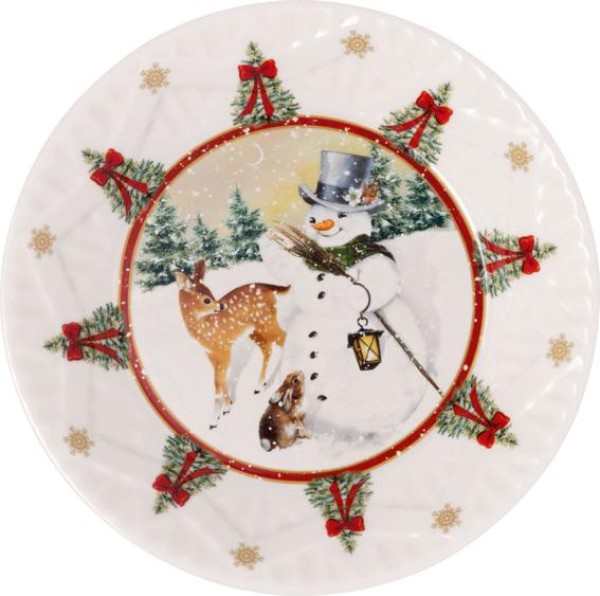 Villeroy & Boch Toy’s Fantasy Schale klein: Schneemann mit Tieren 17cm