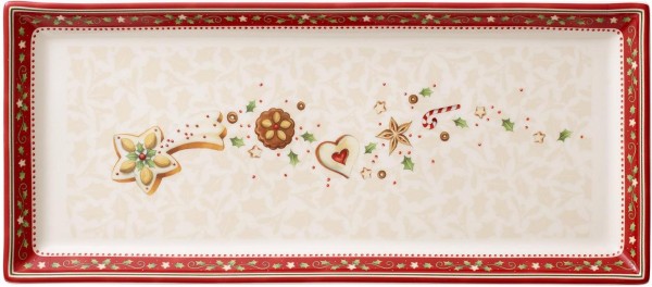 Villeroy & Boch Winter Bakery Delight Kuchenplatte rechteckig 39x17cm