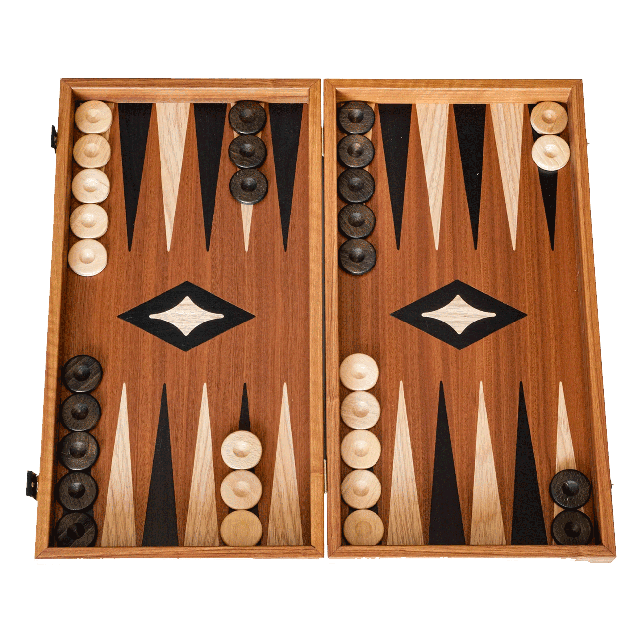 Backgammon Athleta groß 47,5 x 47,5 cm