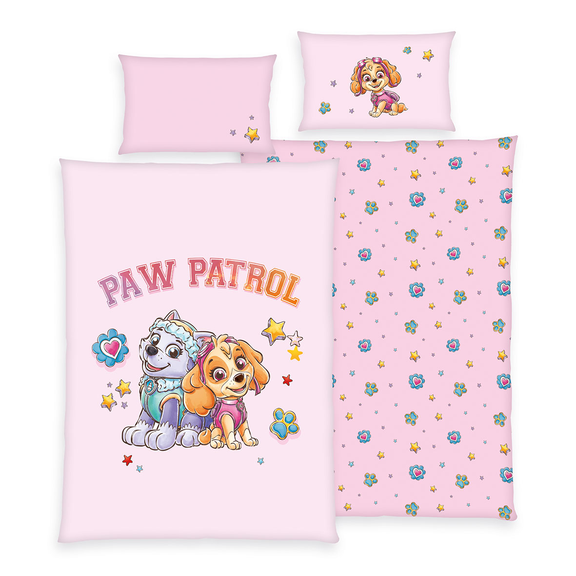 Paw Patrol Kleinkindbettwäsche – Pink Dreams