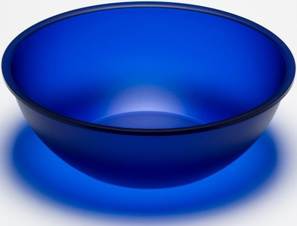 G.F. Heim Söhne Salatschüssel aus Acrylglas satiniert sky blue 36,5cm 440-50