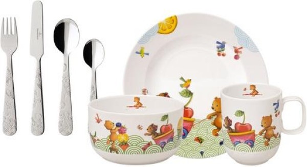 Villeroy & Boch Kiddy Bears / Hungry as a Bear Kindergeschirr Set 7tlg.