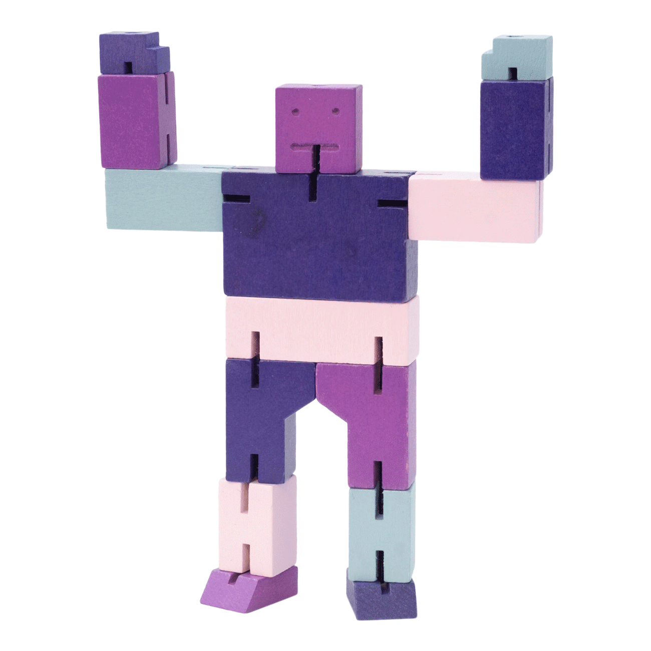 Cubebot 3D Puzzle Violett klein