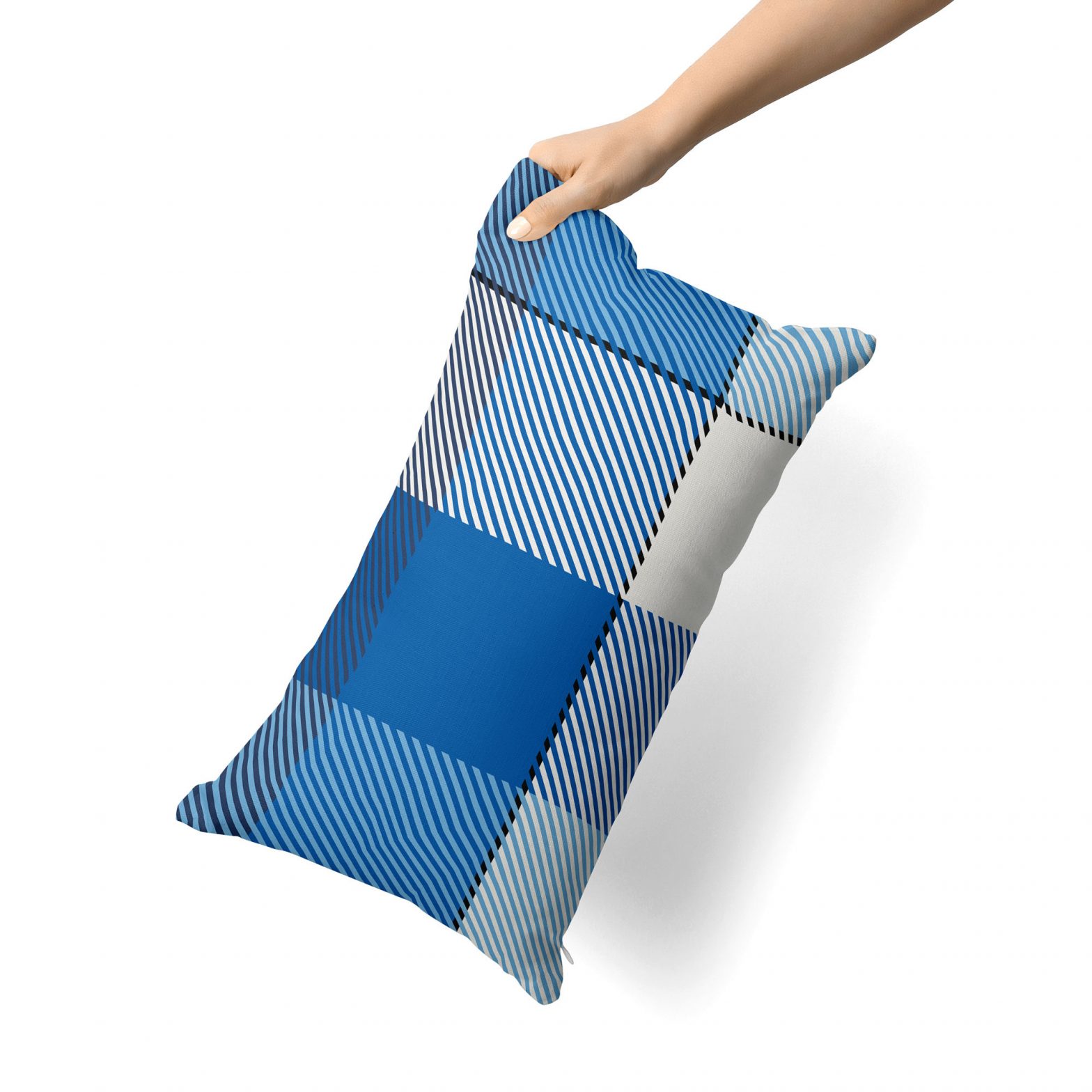 etérea Microfaser Bettwäsche Lola – Blau 2x 40×80 cm Kissenbezug