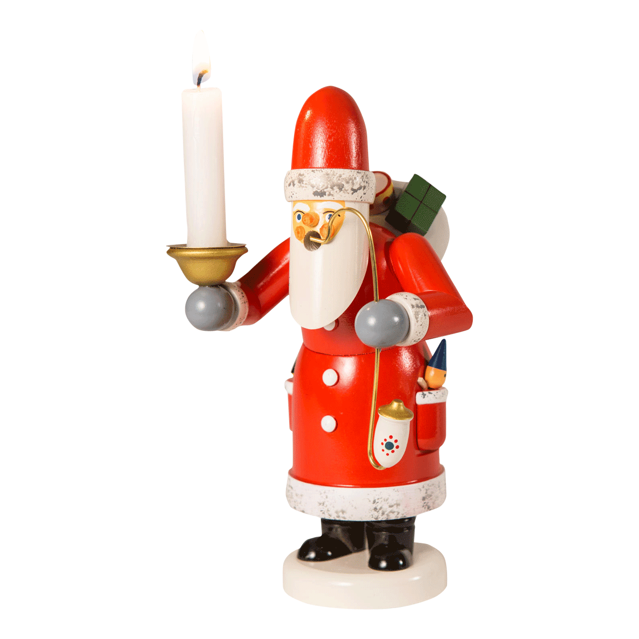 Räuchermännchen Nikolaus mit Kerze