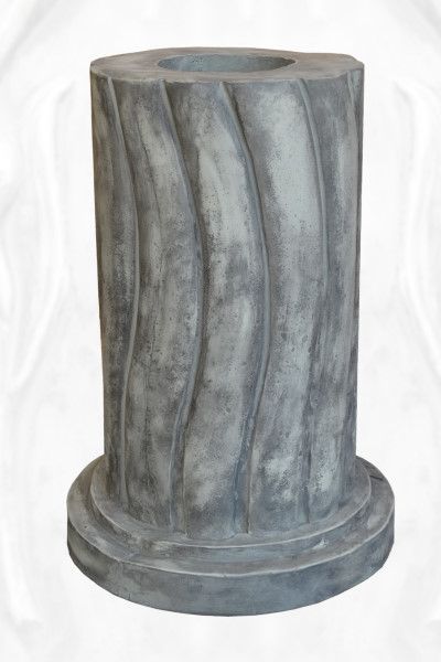 Gartenfigur geschwungene Säule, rund, Steinguss – Original von Vidroflor