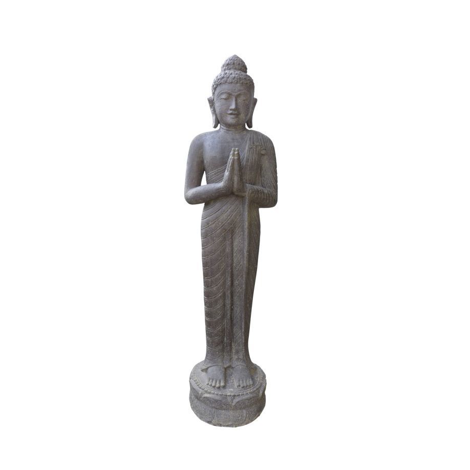 Stehender Buddha, indisch – Original von Vidroflor