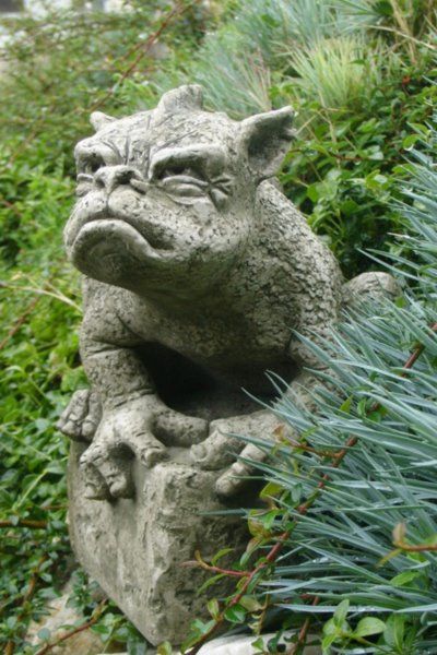 Gartenfigur „BERTIE“, Gargoyle, © by Fiona Scott – Original von Vidroflor