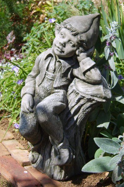 Gartenfigur Elfe „PEACHES“, Steinguss, © by Fiona Scott – Original von Vidroflor