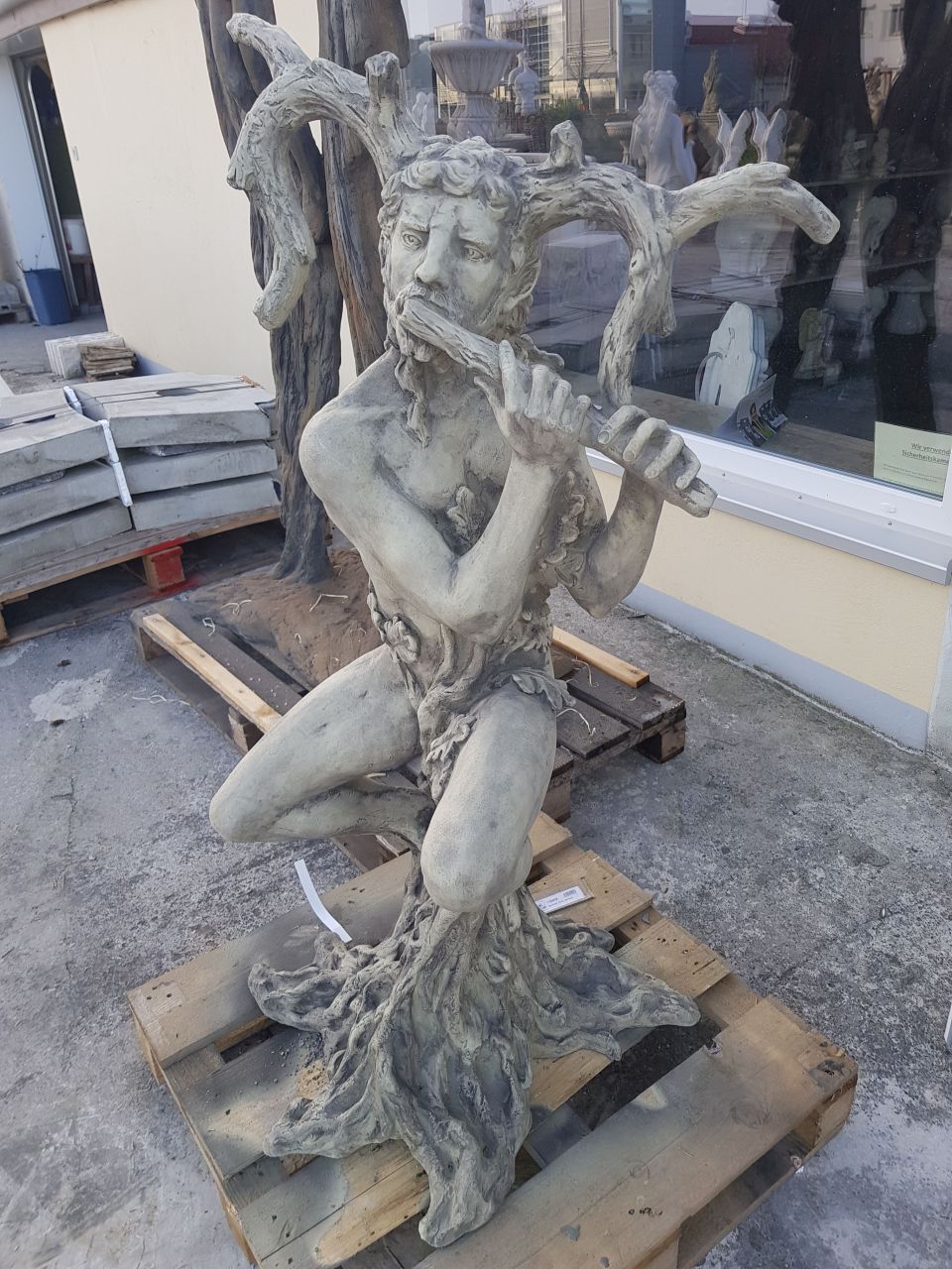 Gartenfigur Baumhüter Eiche, Antik – Original von Vidroflor