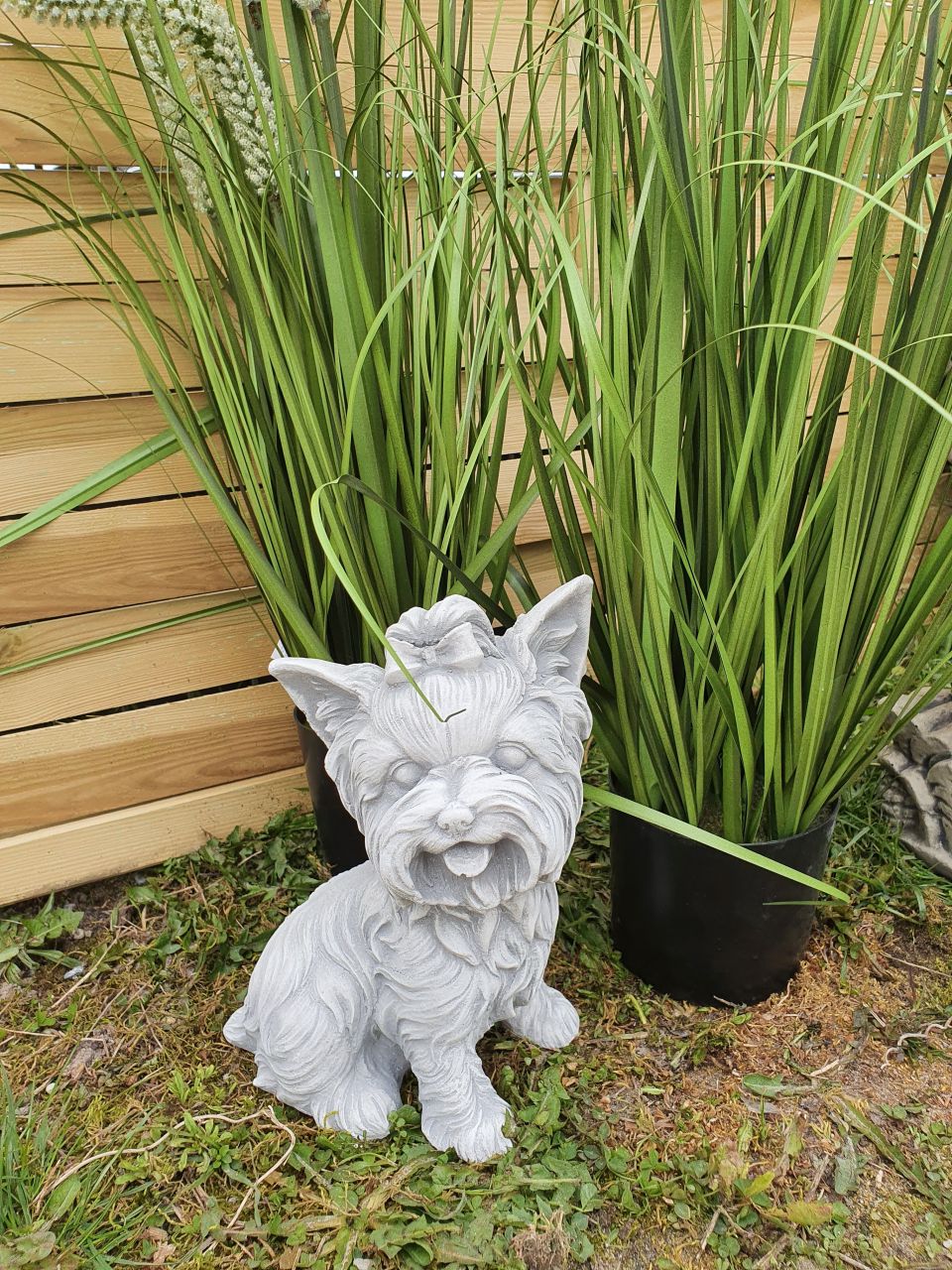 Gartenfigur Hündchen „Yorkshire Terrier“