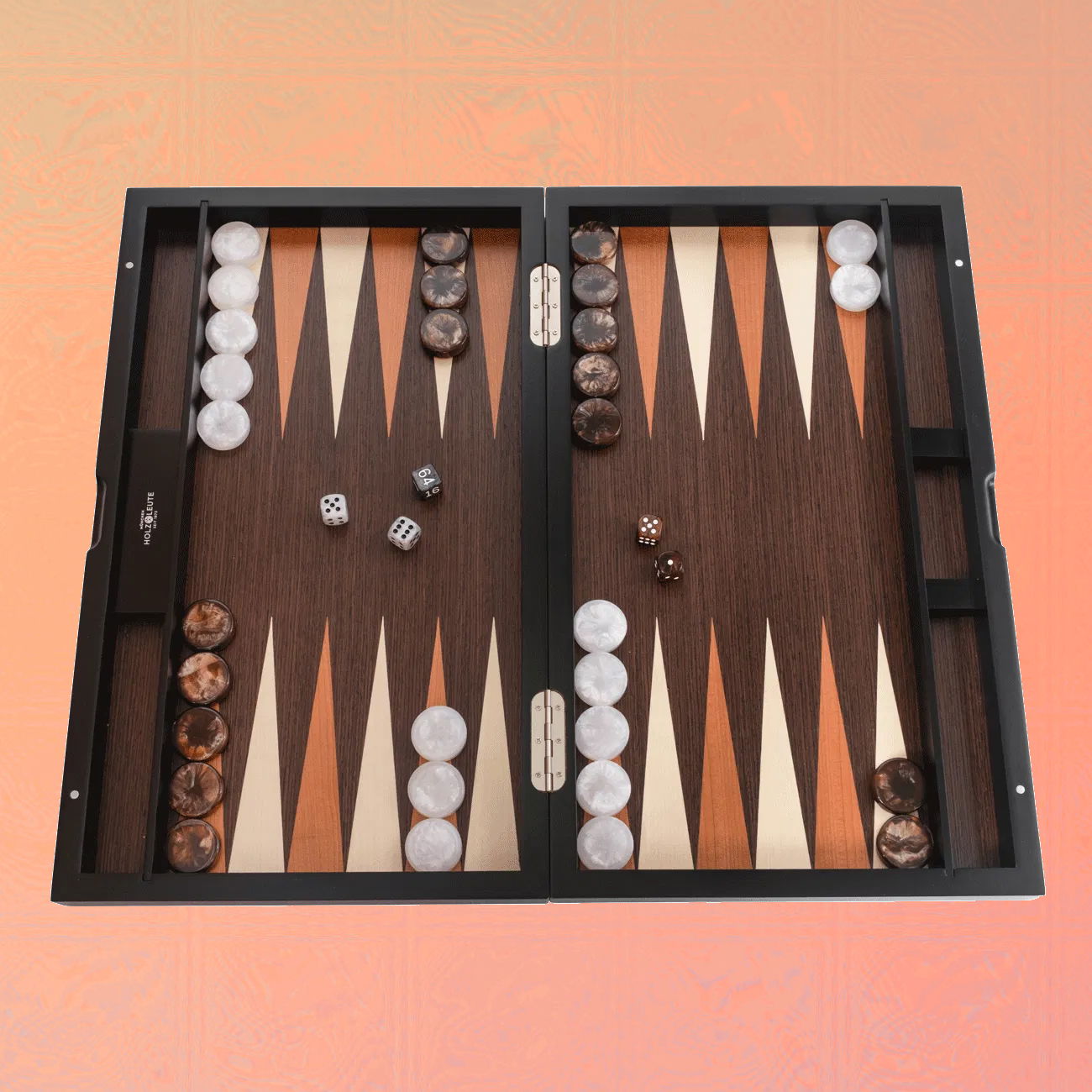 Backgammon Ebony groß 57 x 47,5 cm