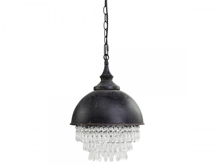 Factory Lampe mit Prismen von Chic Antique