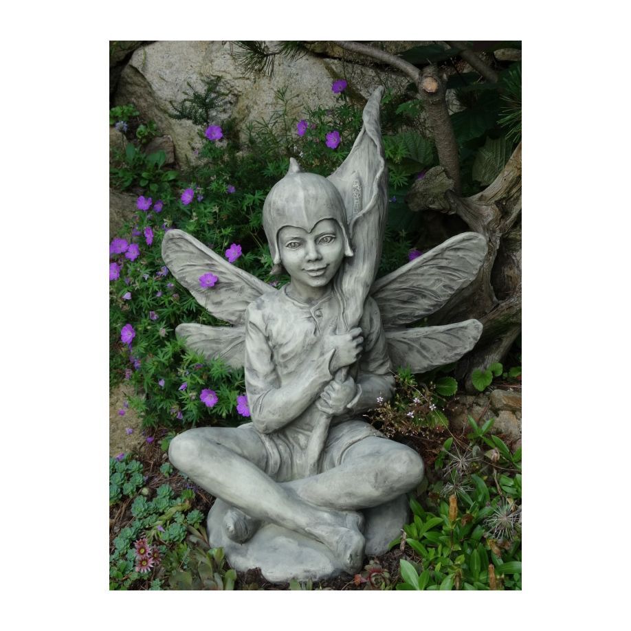 Gartenfigur FLOWER FAIRY „Aronstab“, Steinguss – Original von Vidroflor