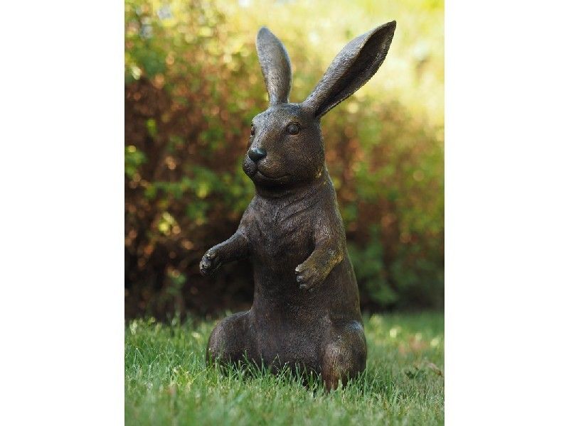 Bronzefigur Hase