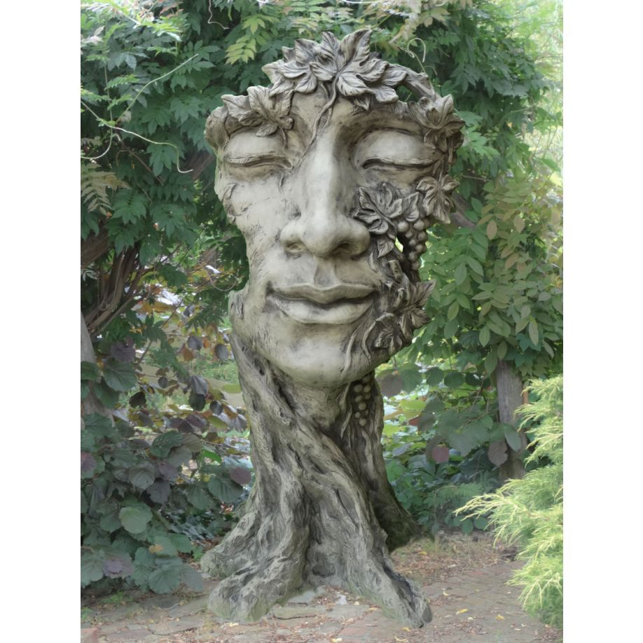 Gartenfigur Waldhüter „Bacchus“, Steinguss – Original von Vidroflor