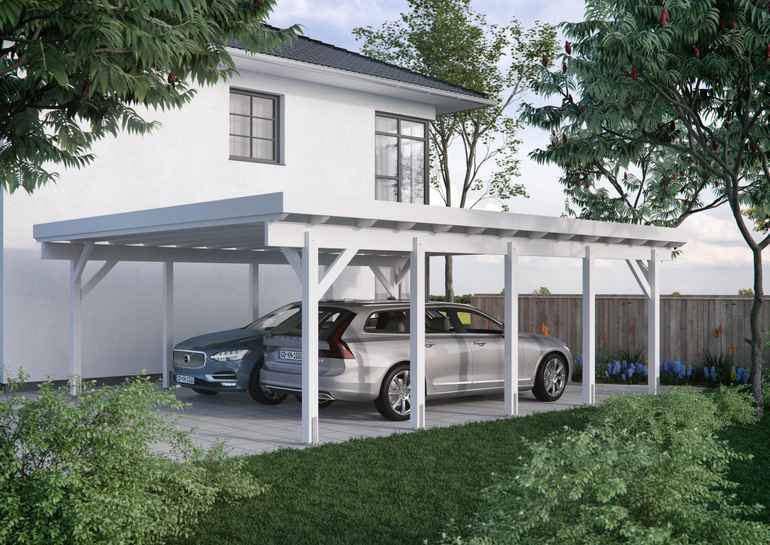 Carport Dallas I 6,34×7,54 m