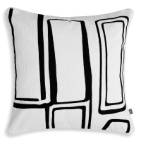 EICHHOLTZ Zierkissen Cushion Ribeira white black