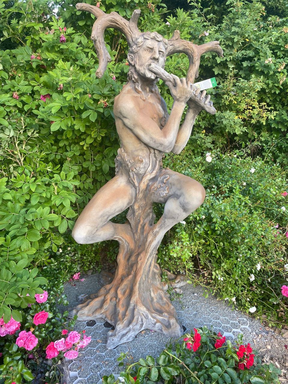 Gartenfigur Baumhüter Eiche, Rosteffekt – Original von Vidroflor