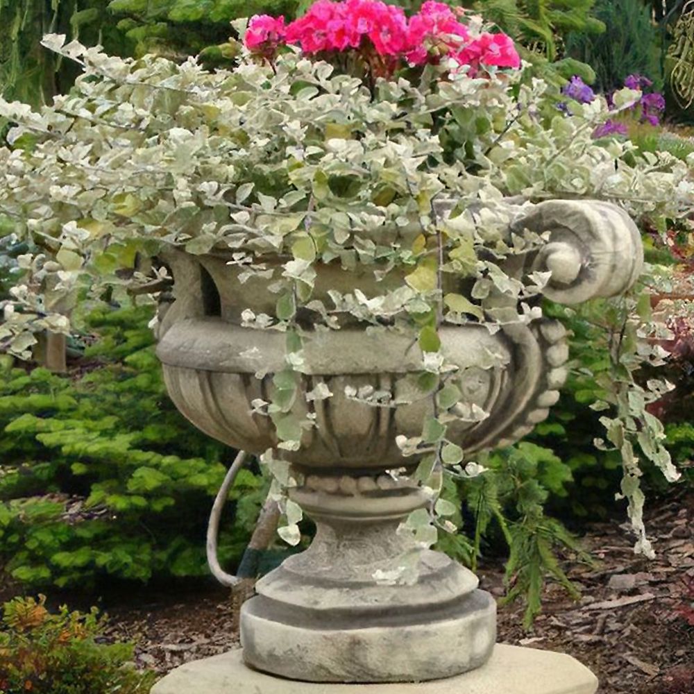 Garten- und Pflanzgefäß mit Henkel „PENTOLA“, Steinguss – Original von Vidroflor