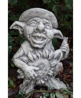 Gartenfigur Musiker-Troll „Gitarre“ – Original von Vidroflor