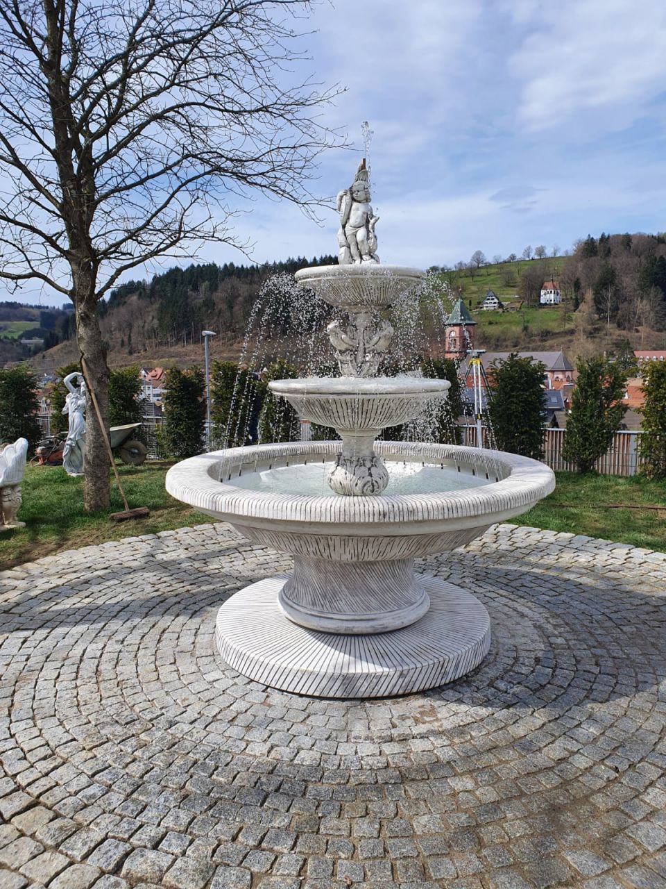 Springbrunnen/Etagenbrunnen Komplettsystem „Crotone Gigante“, Made in Italy