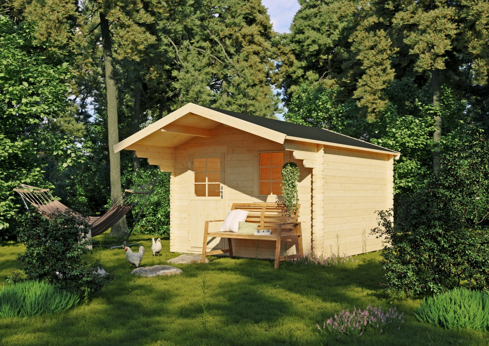 Gartenhaus Leka I 3,00×3,00 m