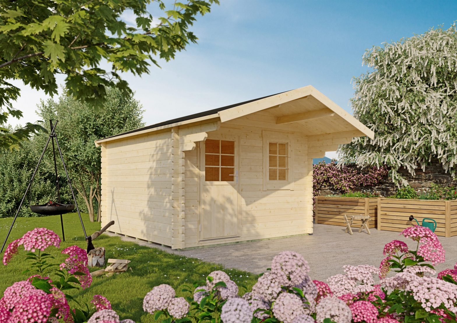 Gartenhaus Leka II 3,00×3,00 m