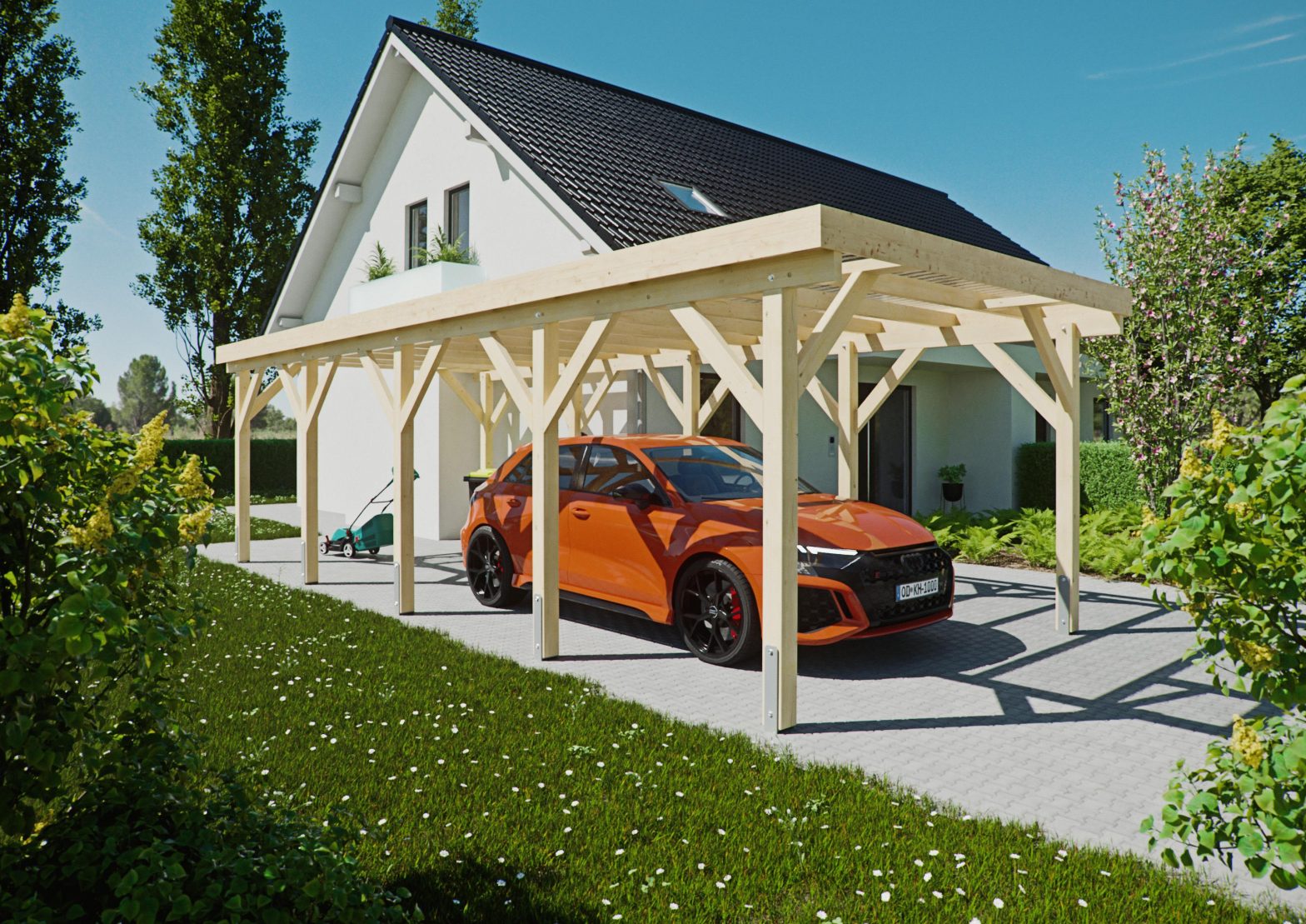 Carport Irvine III 3,44×8,50 m