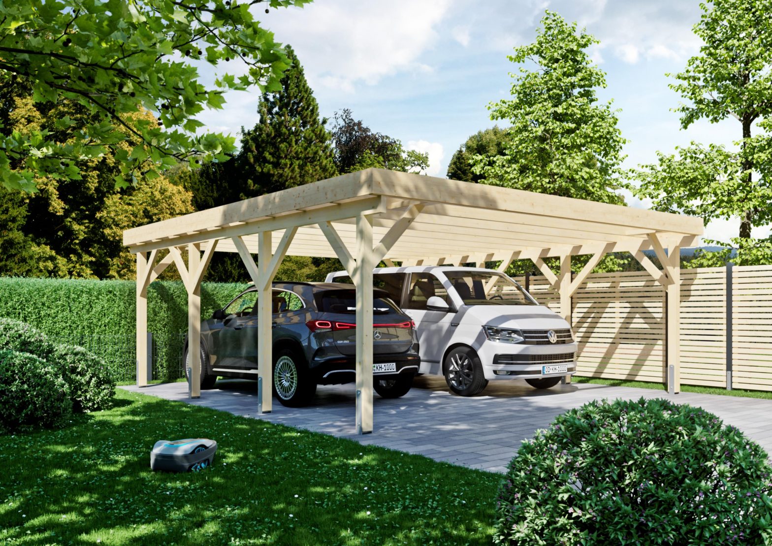 Carport Fremont II 6,00×6,50 m