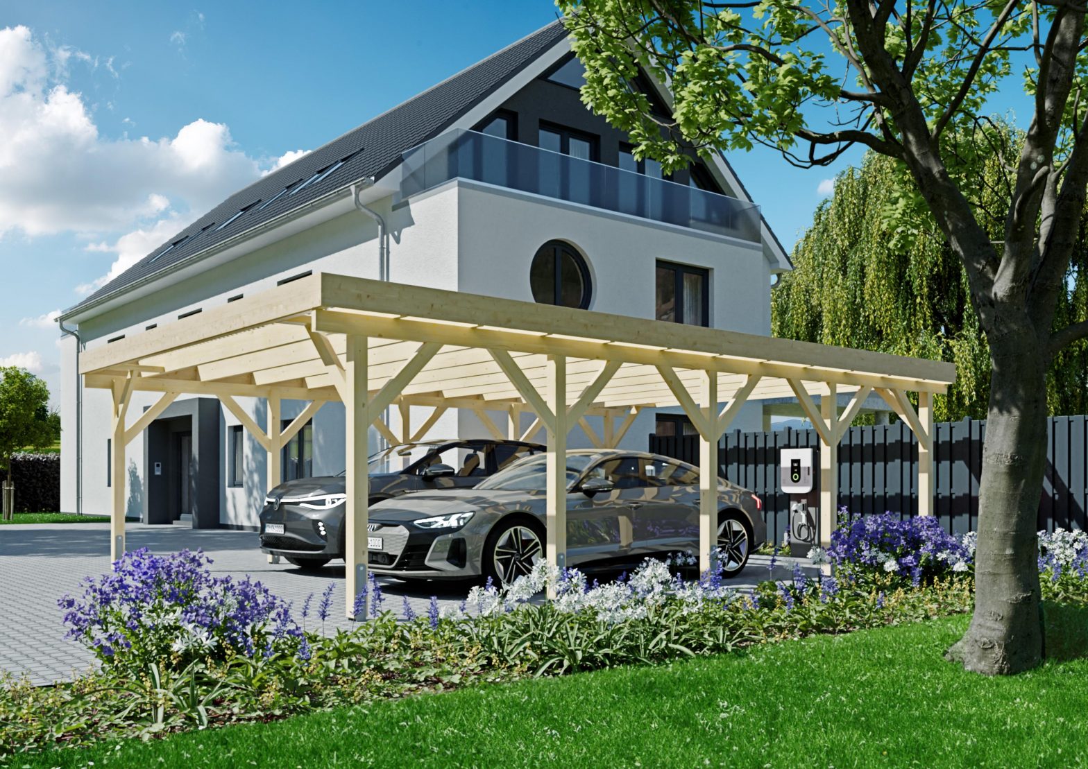 Carport Fremont III 6,00×8,50 m