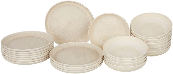 like. by Villeroy & Boch Perlemor Sand Tafel-Set für 12 Personen / 24 Teile