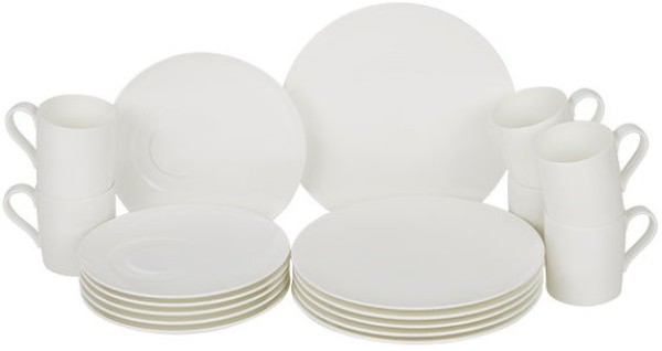 Villeroy & Boch Signature MetroChic Blanc Kaffee-Set für 6 Personen / 18 Teile