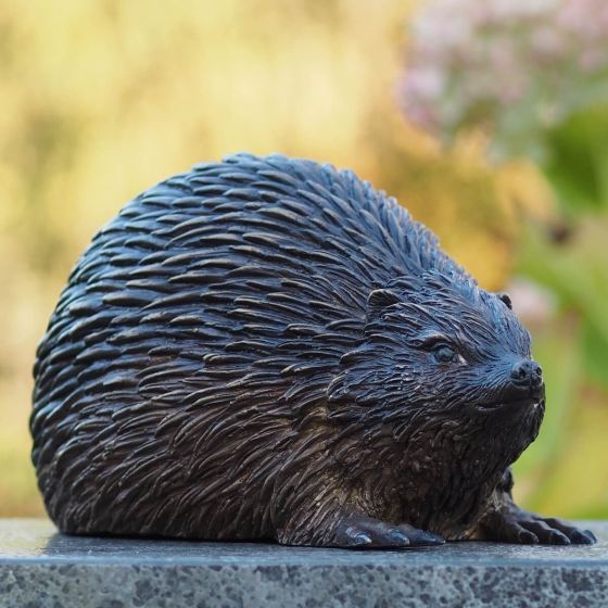 Bronzefigur Igel