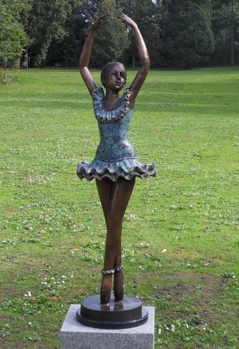 Bronzefigur Ballerina