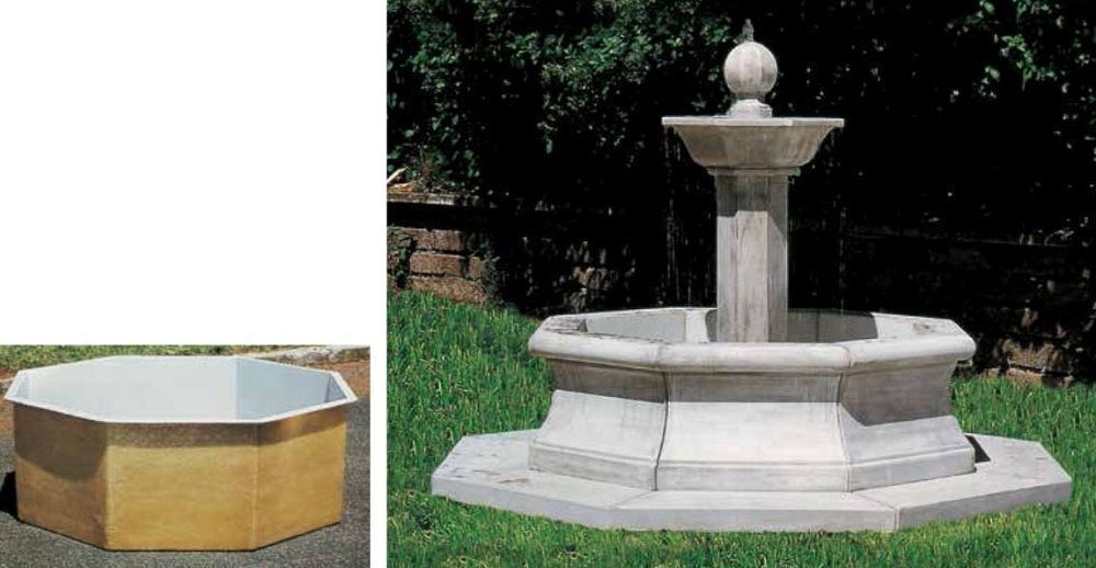 Springbrunnen „Marsiglia“ Komplettsystem Made in Italy