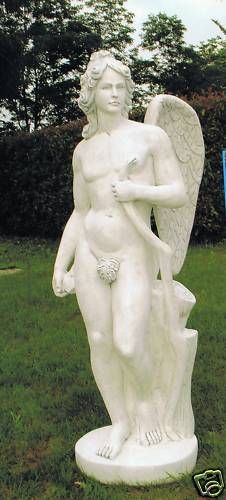 Gartenfigur Statue Engel „Cupido Amor“ Made in Italy